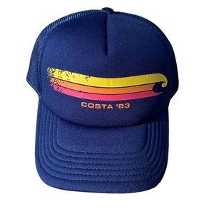 Costa Hang Loose Foam Front Trucker Navy